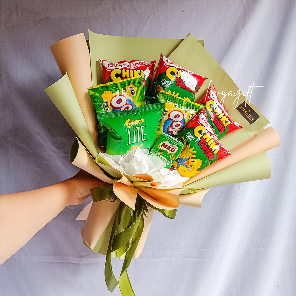 

LVYA.GIFT 4322 9 BUKET SNACK BIG SIZE MIX MILO CHITATO CHEETOS OOPS PREMIUM