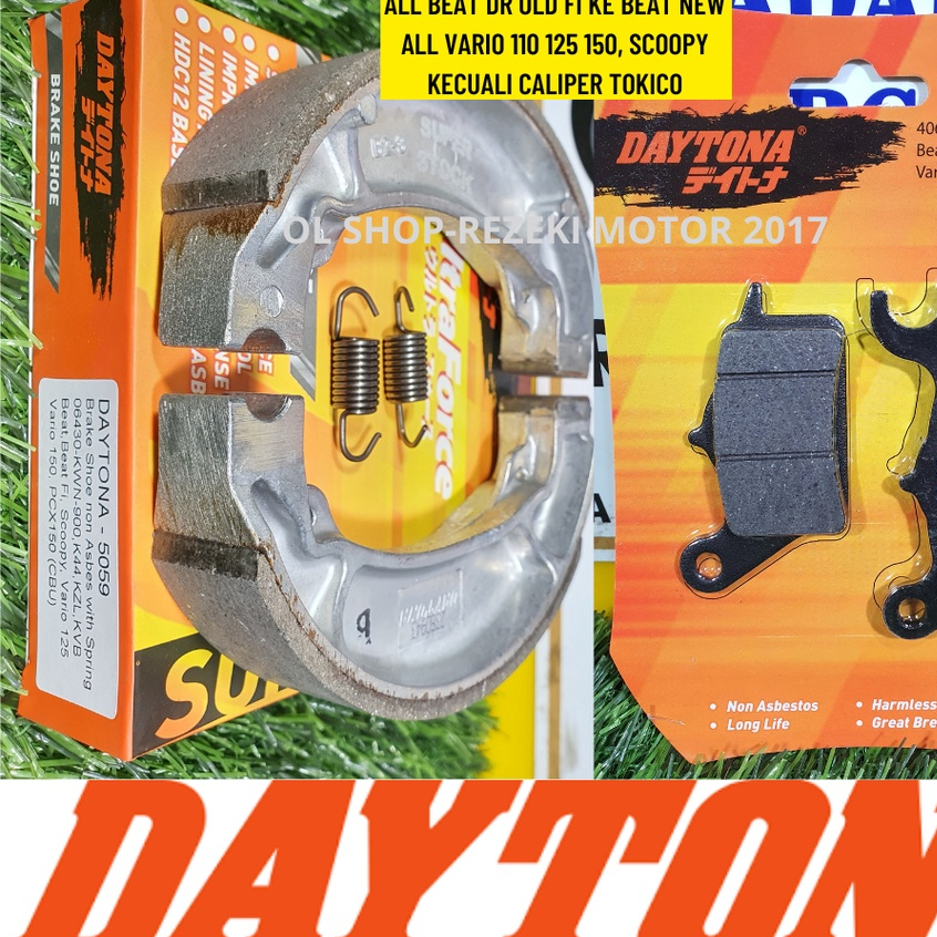 Discpad Kampas Rem Cakram Depan DAYTONA HONDA ALL BEAT SERIES  FI ESP VARIO 110 125 150 4066 TKYM TA