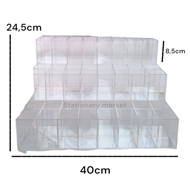 Tempat pen akrilik/ pen holder / rak pulpen / Acrylic display