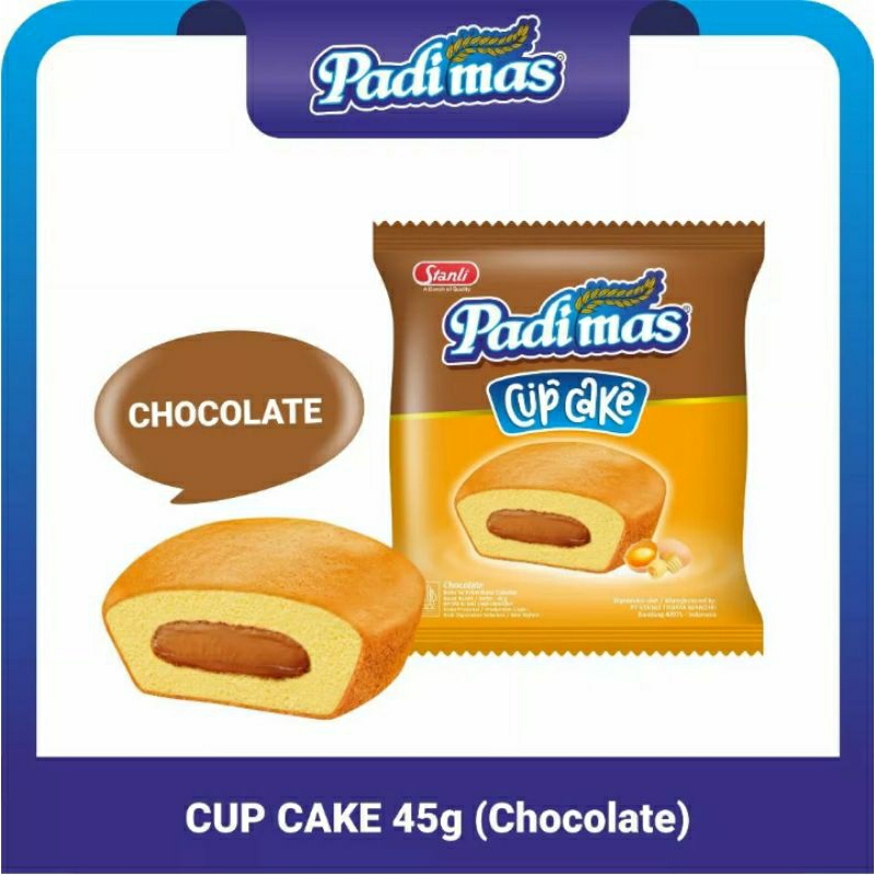 

Padimas cup cake rasa chocolate 4pc @45g