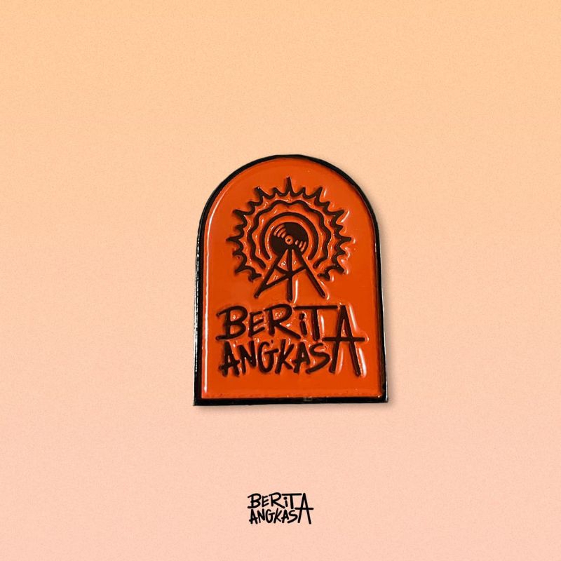Enamel Pin Berita Angkasa - Logo