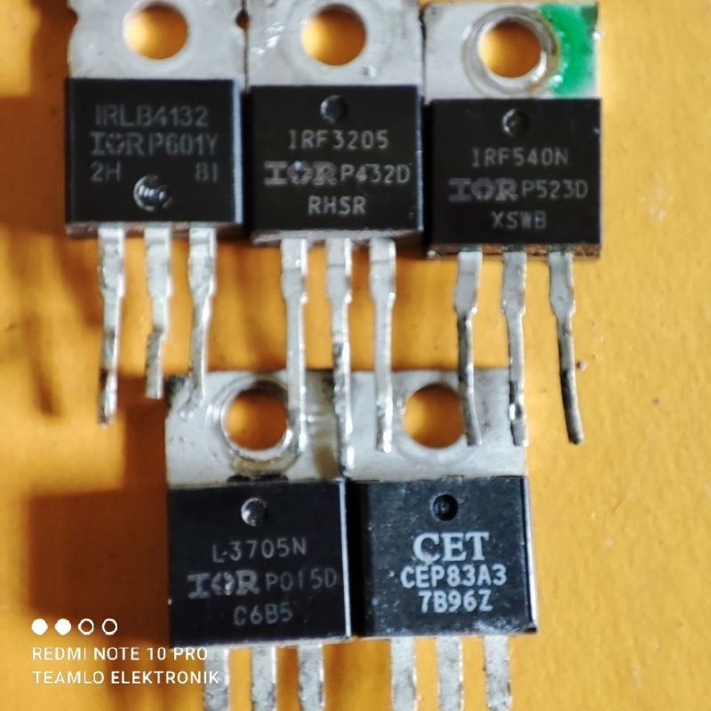 FET INVERTER IRF540N IRF3205 100N03 CEP83A3 L3705 IRLB4132 IRF1010E