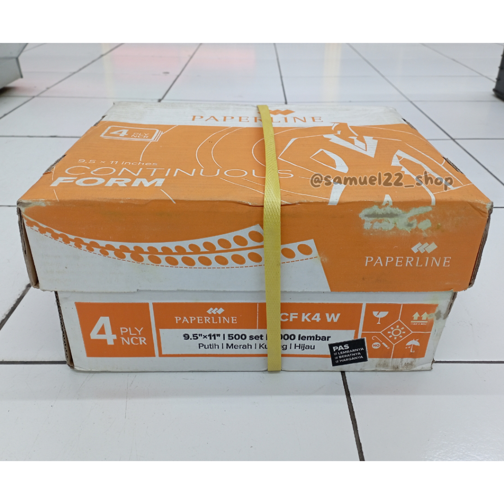 

Continuous Form 4 Ply PAPERLINE K4 Warna CF K4 W Kertas Komputer