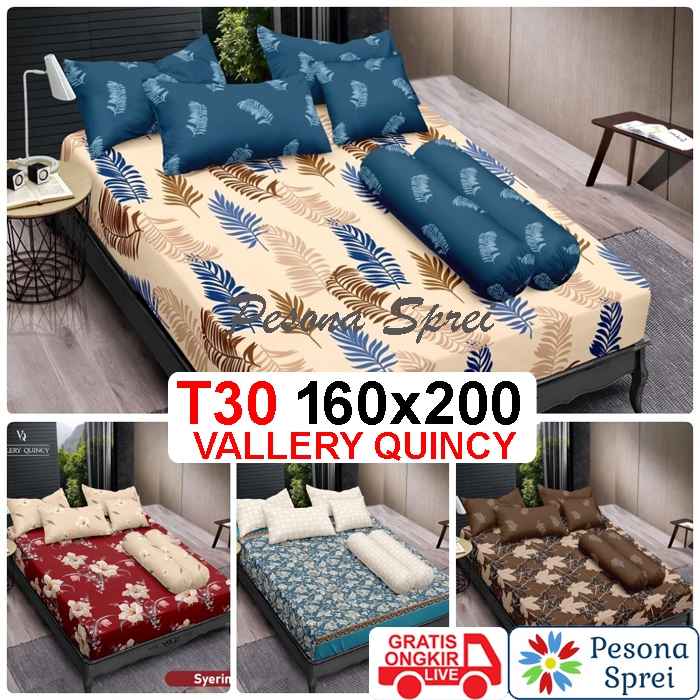 SPREI VALLERY 160x200 TINGGI 30 / SPREI VALLERY QUEEN TINGGI 30