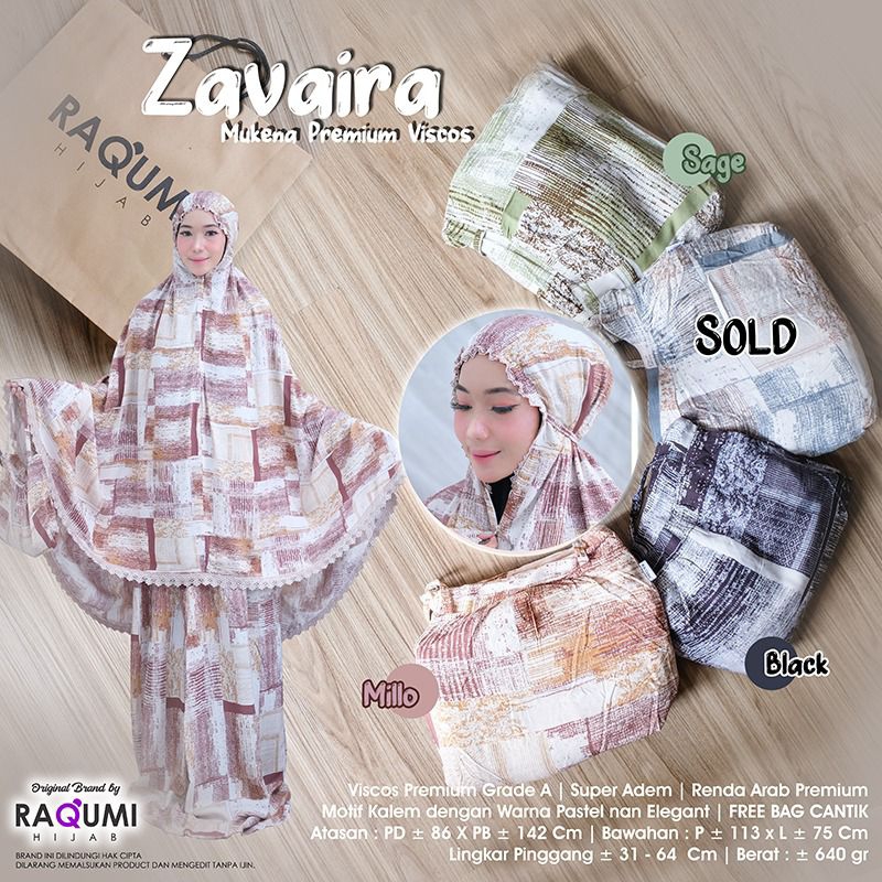 Zavaira Mukena Premium By Raqumi Hijab