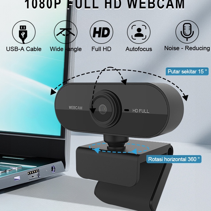 Full Hd Webcam Laptop 18P Kamera Laptop Usb Webcam PC