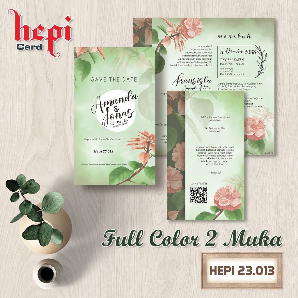 BLANGKO HEPI 23.013 - BLANGKO UNDANGAN HEPI - BLANGKO UNDANGAN KOSONGAN