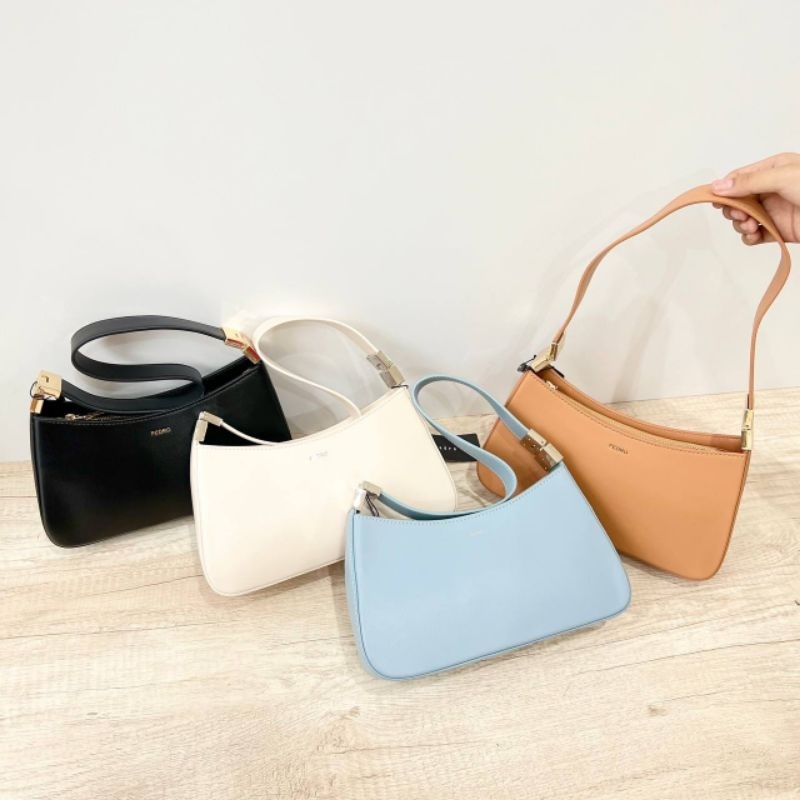 PROMO SALE Tas Pedro shoulder bag bahu jinjing hitam putih biru coklat