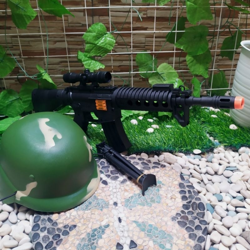 Mainan Set Helm Tameng Tongkat Polisi Anak Edukatif