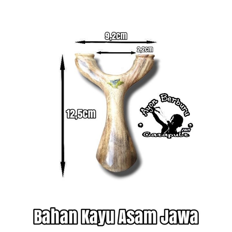 Ketapel OTT dari bahan kayu ASAM JAWA/Ayon Catapult