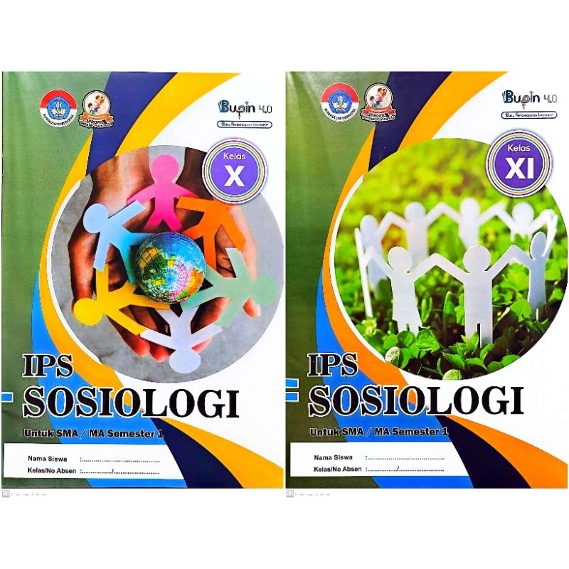 BUKU LKS BUPIN SMA IPS SOSIOLOGI KELAS 10 11 SEMESTER 1 2024/2025 KURIKULUM MERDEKA | PUSAT LKS