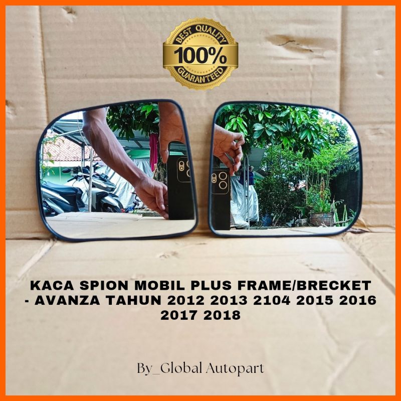Kaca spion Avanza tahun 2012 2013 2014 2015 2016 2017 2018 Kaca/Cermin Spion  Avanza kaca+Frame nya