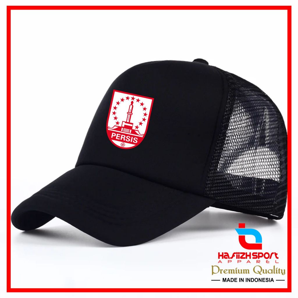 TOPI PERSIS SOLO / TOPI JARING PERSIS SOLO / TOPI TRUCKER PERSIS SOLO PREMIUM MURAH
