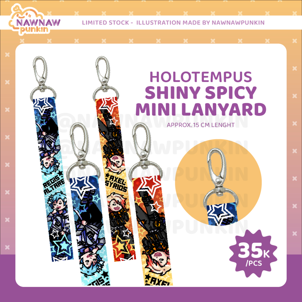 

[Holostars EN Fanmerch] "Shiny Spicy" Mini Lanyard