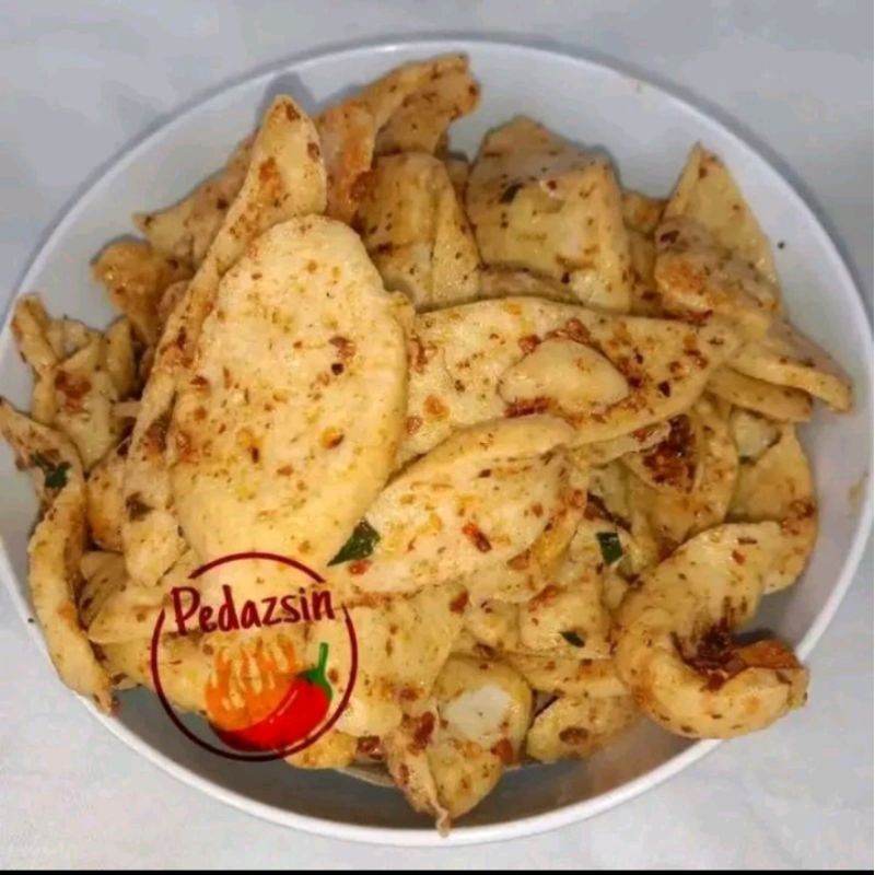 

250gr otak otak crispy bumbu seblak kering daun jeruk pedazsin