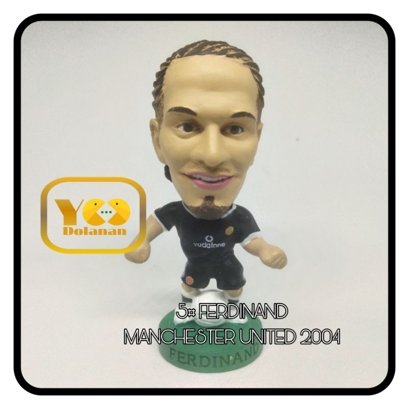 5# FERDINAND - MANCHESTER UNITED 2004 CORINTHIAN PROSTARS FIGURE PEMAIN BOLA