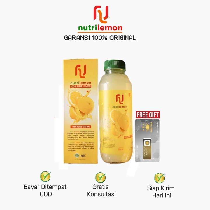 

Nutrilemon 100% Original Pure Sari Lemon Asli 500ml By OSB - Detoks Tubuh Diet Pelangsing Alami NL