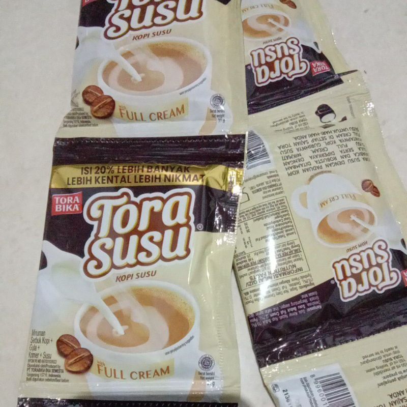 

TORA BIKA SUSU Renceng isi 10sachet