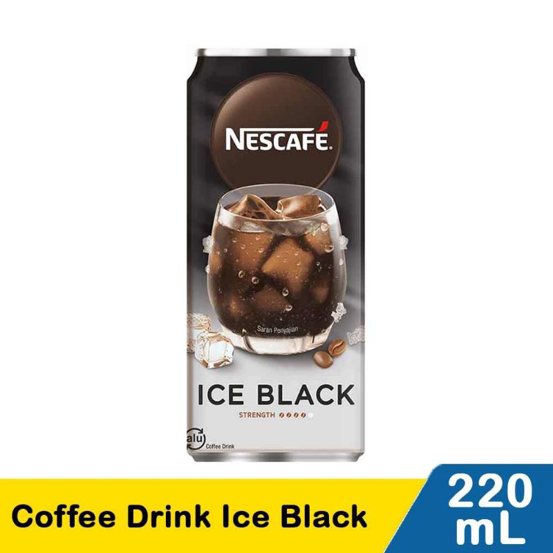 

NESCAFE ICE BLACK VARIAN RASA 220ML EXP 2025