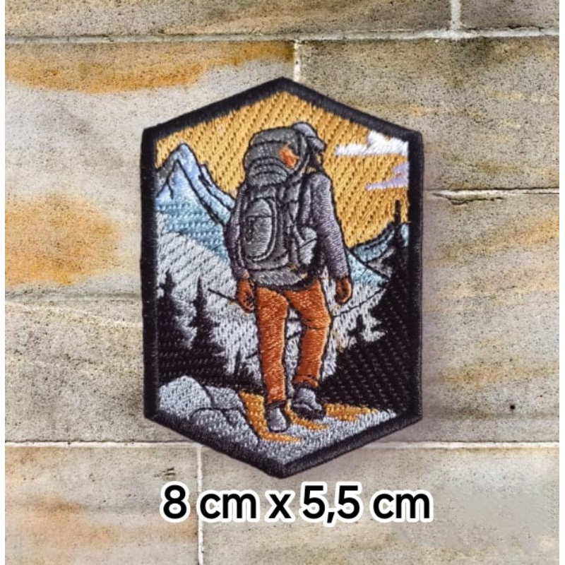 EMBLEM PATCH LOGO BORDIR PENDAKI KEREN