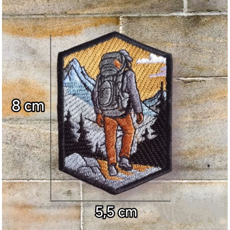 EMBLEM PATCH LOGO BORDIR PENDAKI KEREN