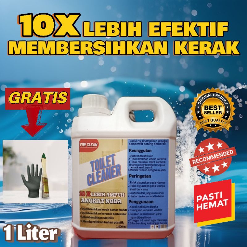	 Pembersih Kerak Toilet Super ampuh 1 Liter/Pembersih serbaguna /Cairan Pembersih Toilet Ajaib	