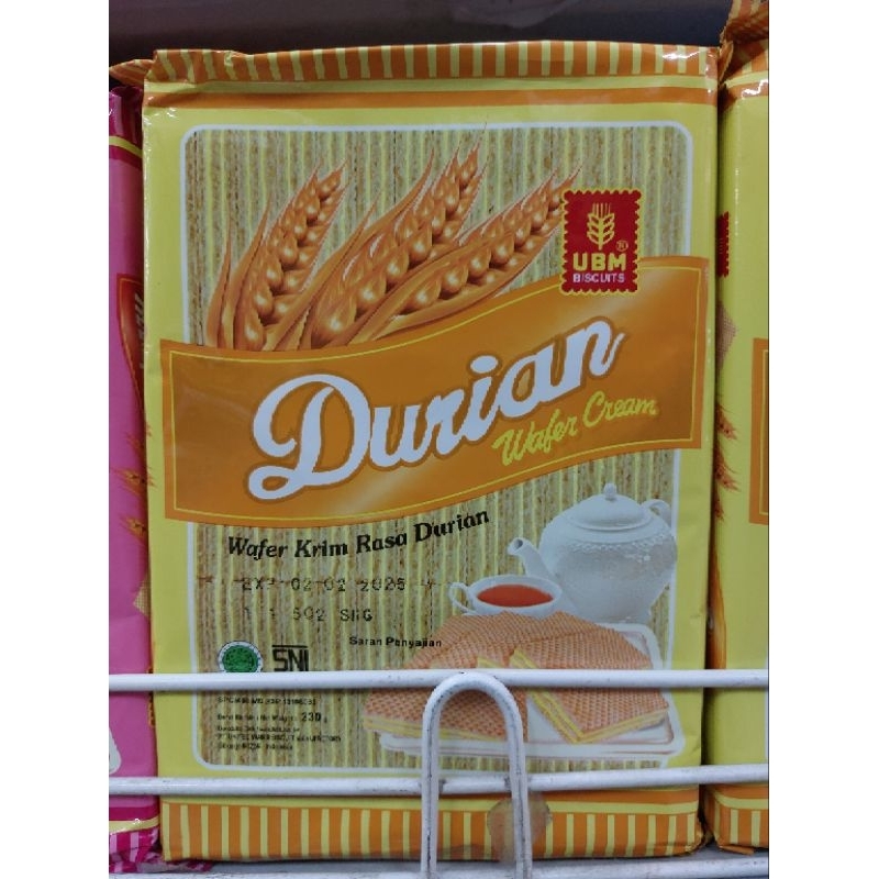 

KZ - ubm wafer cream durian 230g