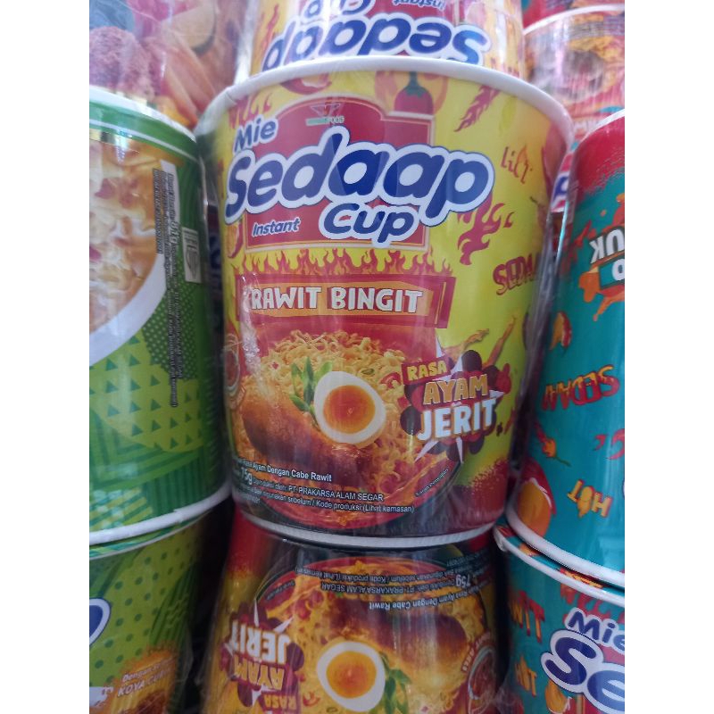 

Mie Sedaap Cup Rawit Bingit Rasa Ayam Jerit