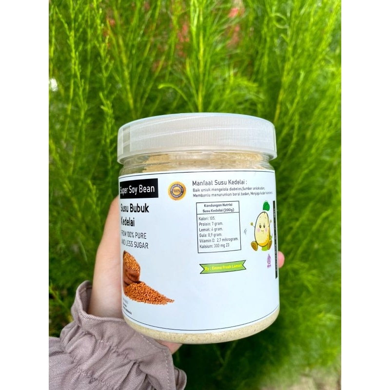 

SUSU BUBUK KEDELAI MURNI FULL PROTEIN 200 GRAM/ASI BOOSTER/PROTEIN