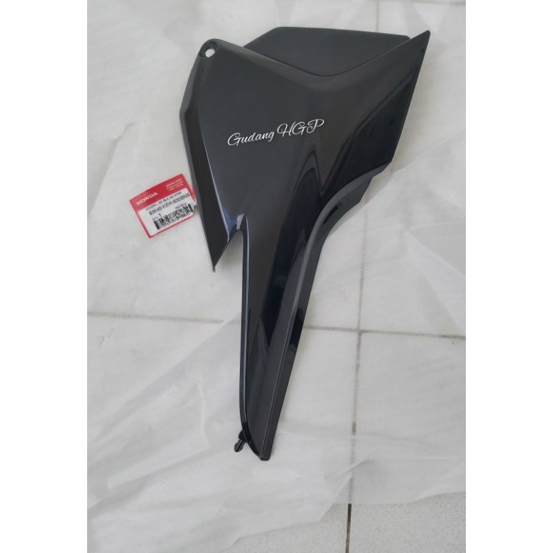 Cover L SD Black Cover Samping Tutup Aki Kiri Honda MegaPro Primus 83640-KEH-600BNS Ori Honda Genuin