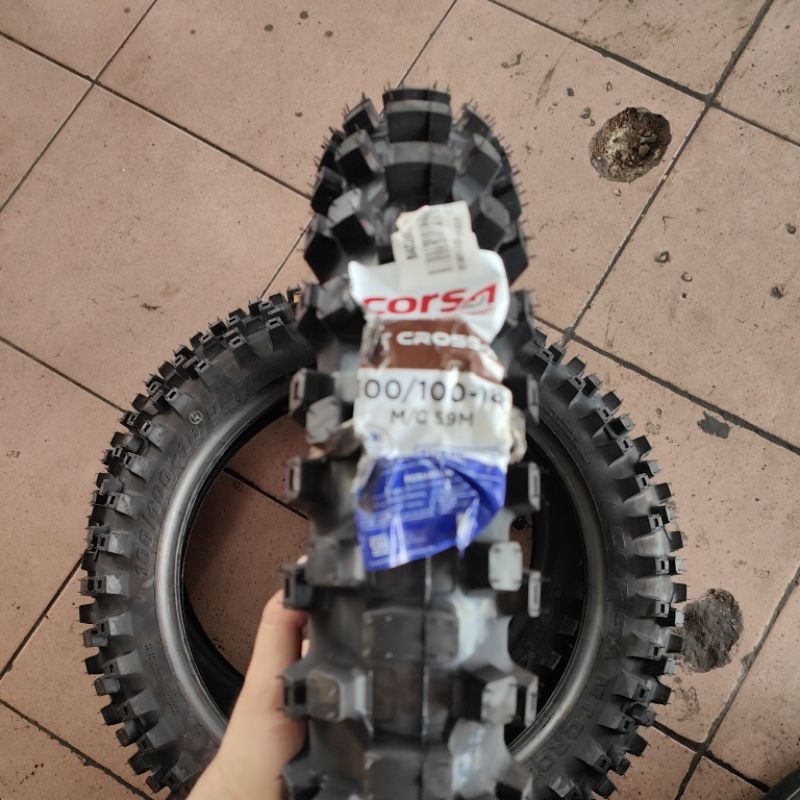 ban luar corsa tubetype 100/100-18 mt cross X