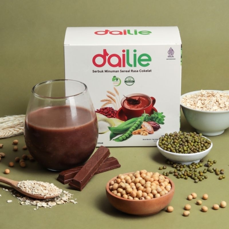 

NEW MEI - DAILIE FIT DRINK | Serbuk Minuman Kesehatan | Serbuk Minuman Sereal Coklat