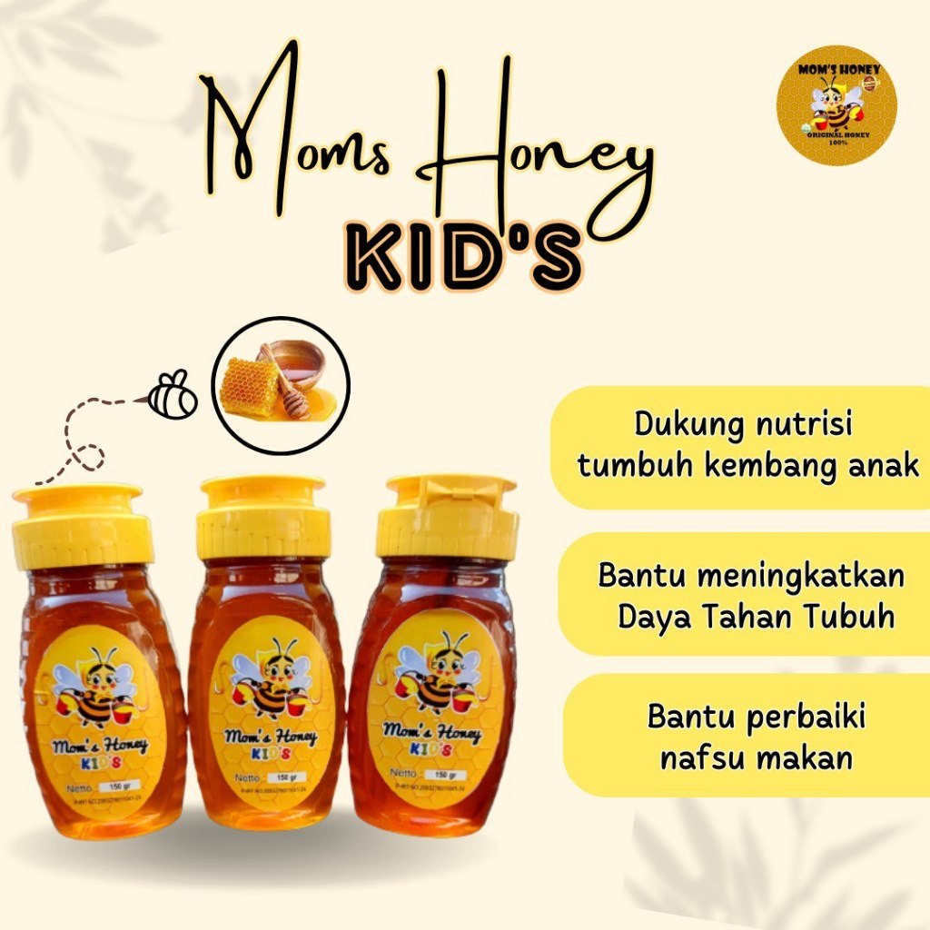 

Madu Anak MOMS HONEY KIDS Kaya Akan Manfaat
