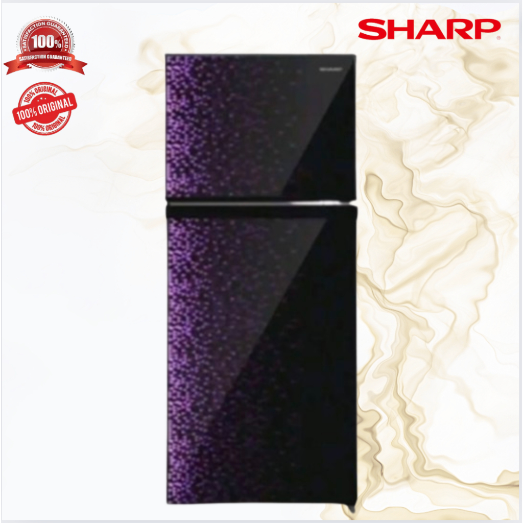 KULKAS 2 PINTU SHARP SJ236MGGB 207L/SR/SJ-236-MGGB/SJ 236 MGGB/SJ 236MGGB/ORIGINAL SHARP/BERGARANSI
