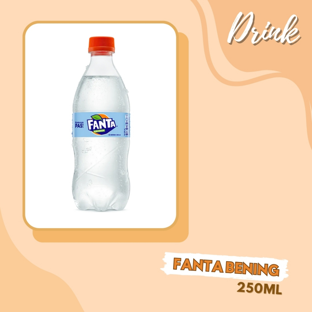 

DRINK | MINUMAN BOTOL | SOFT DRINK | FANTA AIR SODA | SODA WATER | FANTA BENING 250