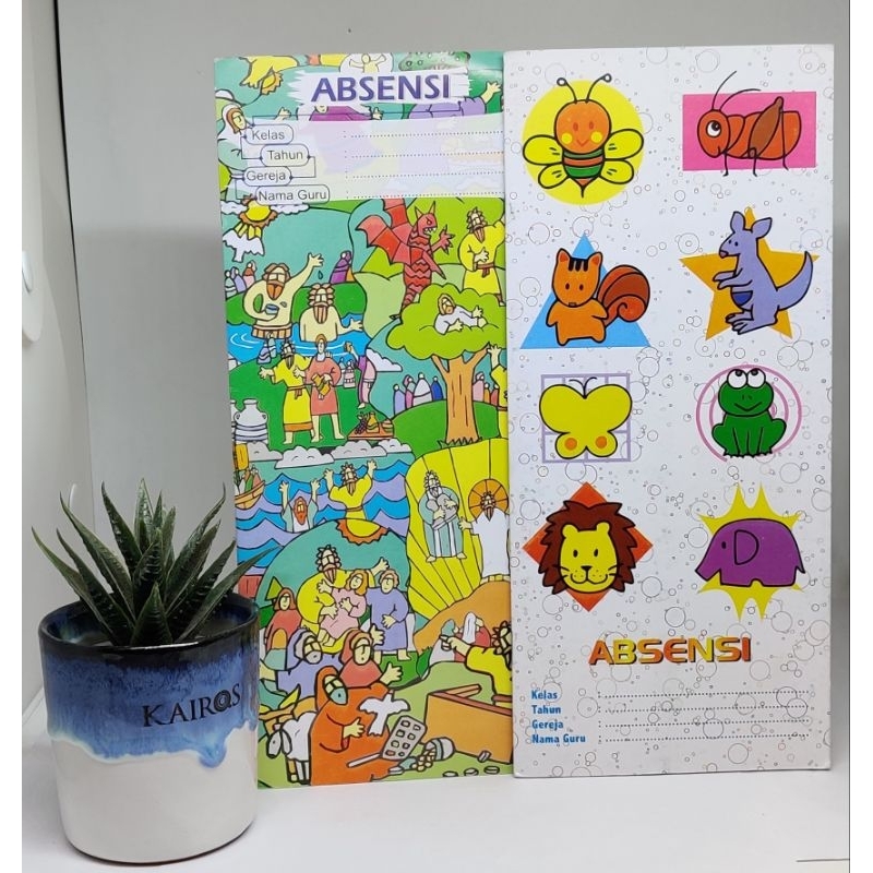 buku rohani absensi anak sekolah minggu