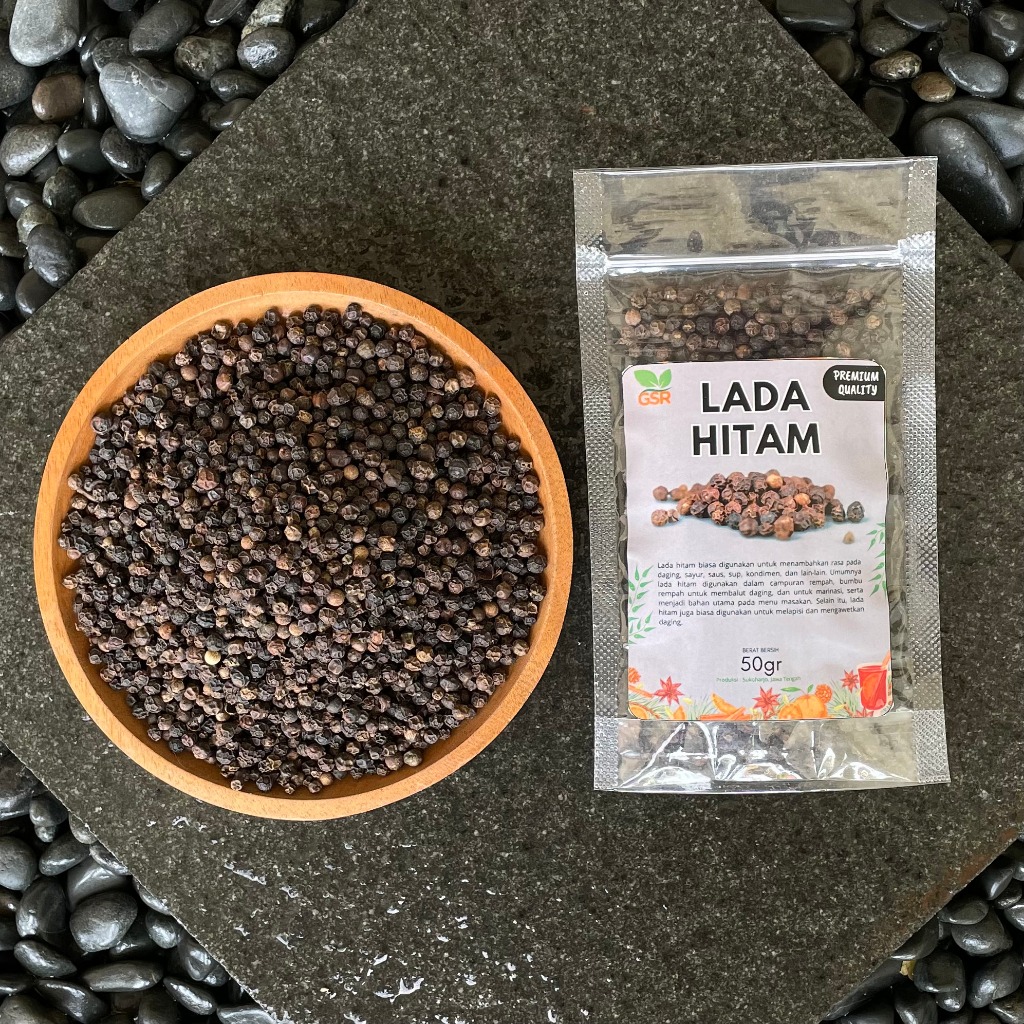 

50gr Biji Lada Hitam Utuh / Whole Black Pepper / Rempah / JSR 100% PREMIUM QUALITY