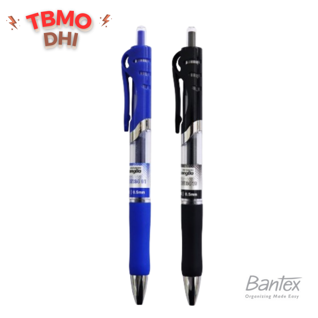 

GuangBo Gel Ink Pen Pulpen Cair Pena Gel Hitam/Biru 0.5mm (1 Pack) / Bolpoint - HWB06134