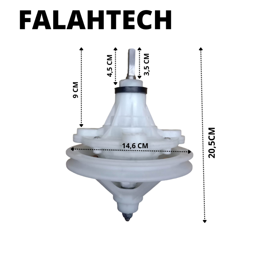 GEAR BOX MESIN CUCI 2 TABUNG SANKEN
