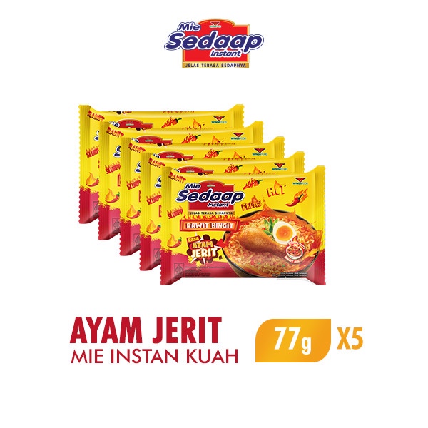 

Mie Sedap Kuah Ayam Jerit Instant 77gr x 40 Pcs