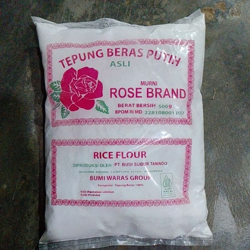 

Tepung Beras Putih Rose Brand 500gr