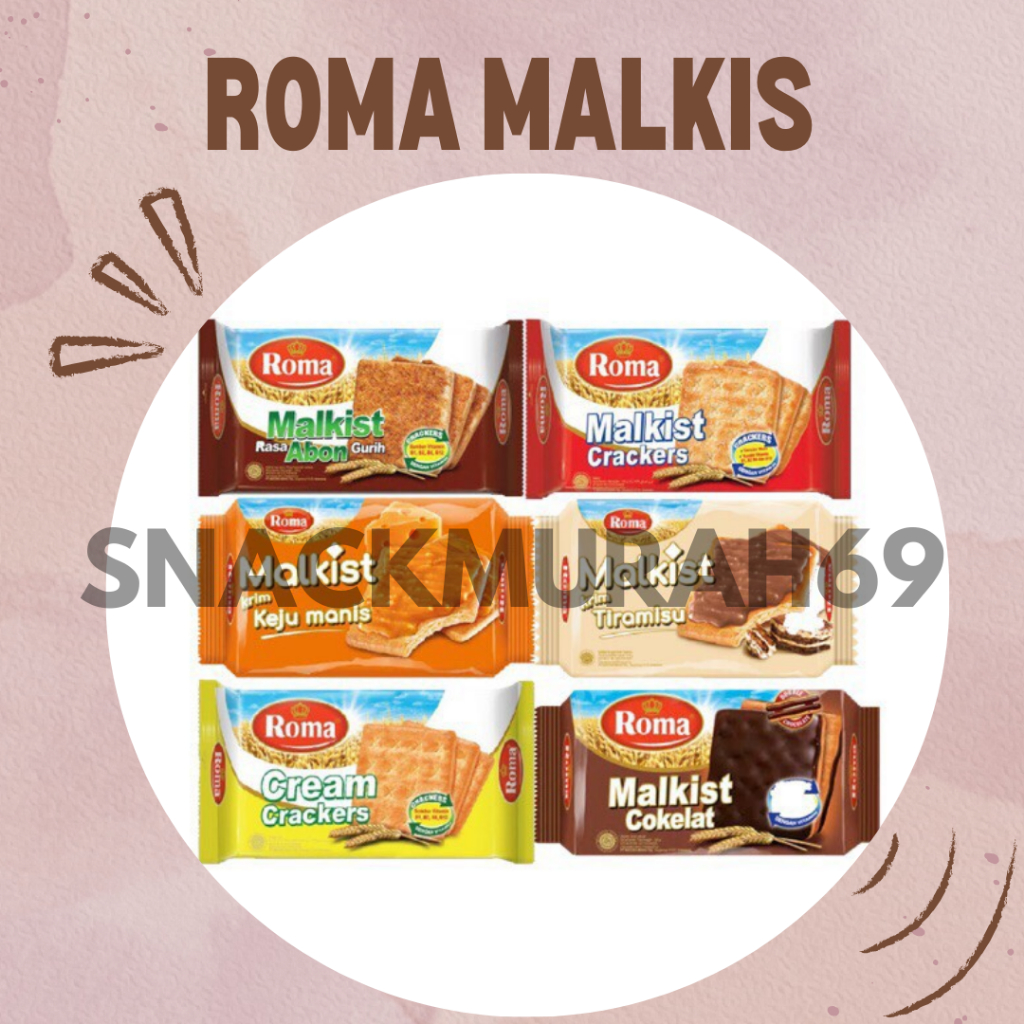 

Roma Malkist Crackers All Varian 105 gram | Malkist