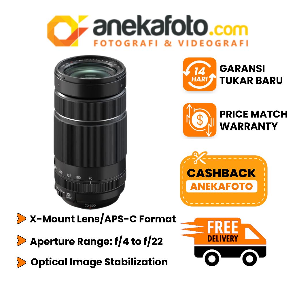 Fujifilm XF 70-300mm F4-5.6 R LM OIS WR Fujinon XF70-300mm