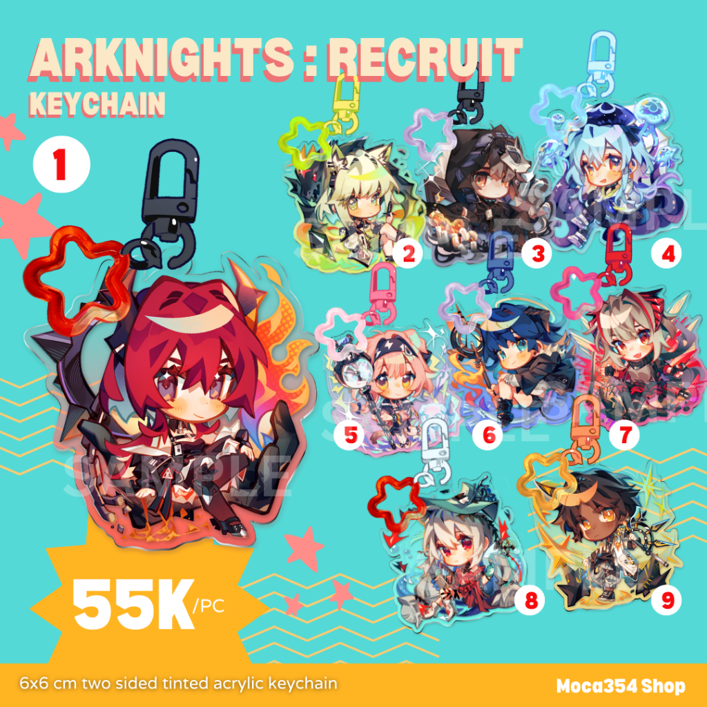 ARKNIGHTS - Acrylic Keychain | MOCALATTU354