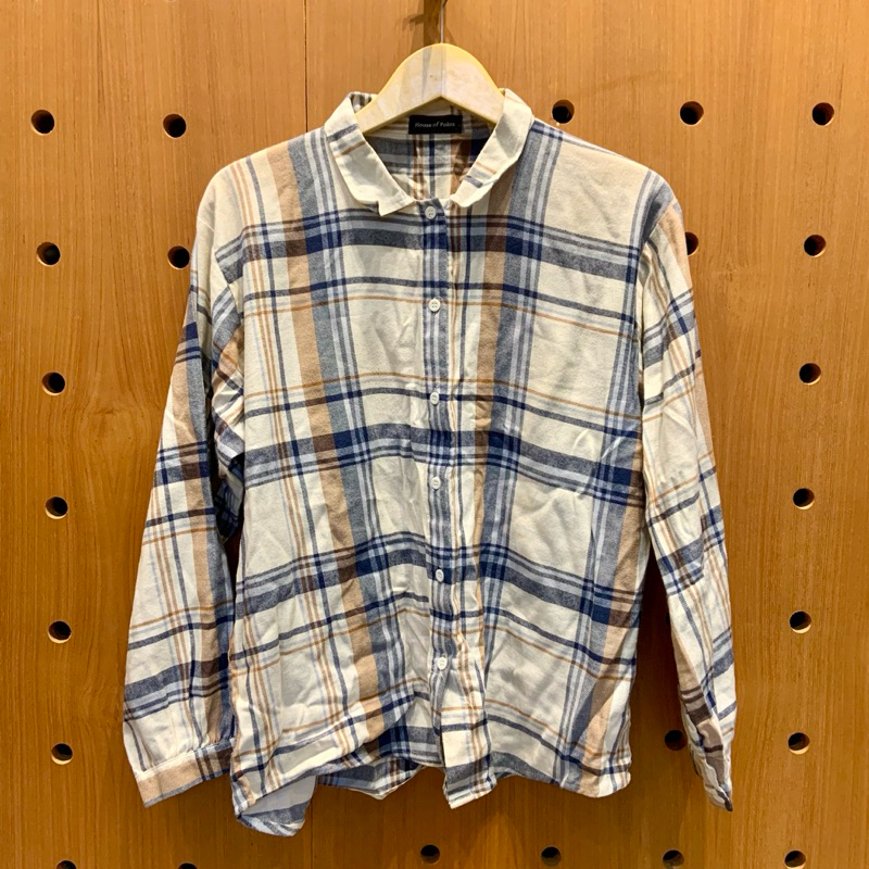 KEMEJA FLANEL WANITA | TARTAN KOTAK - KOTAK OVERSIZED