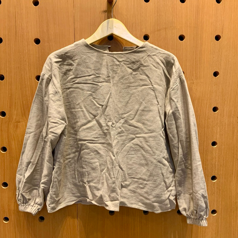 Firasy basic top - atasan blouse wanita lengan panjang bigsize jumbo blus korean polos simple formal