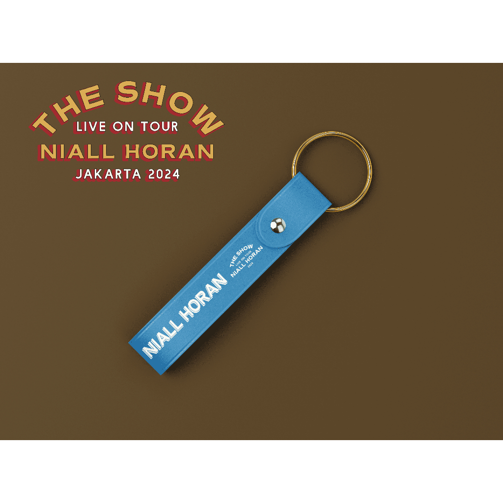 Strap Gantungan kunci Tiket Niall Horan LouisTomlinson Jakarta