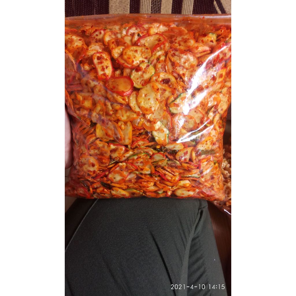 

Seblak Kering Kerupuk Jablay Kerupuk Bawang Isi 500gram