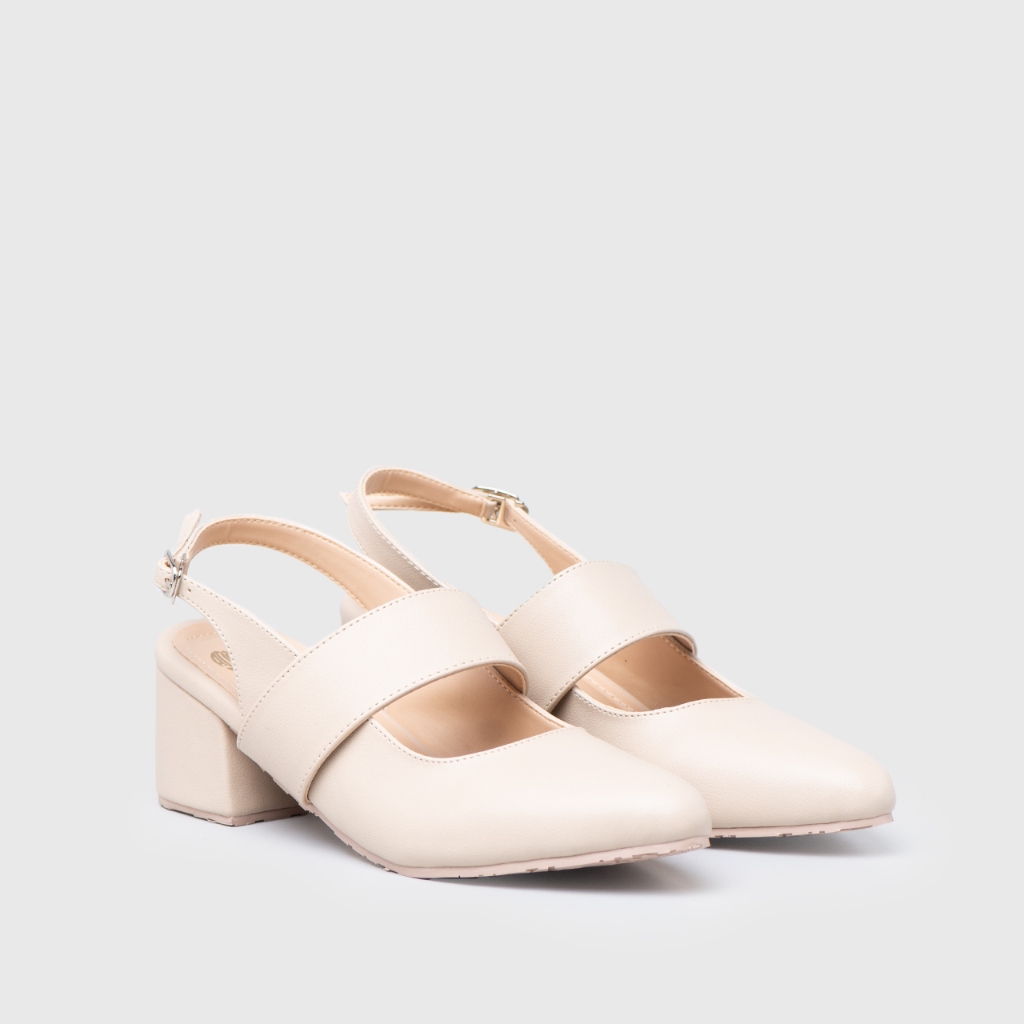 Adorable Projects - Starky Heels Ivory - Sepatu Wanita