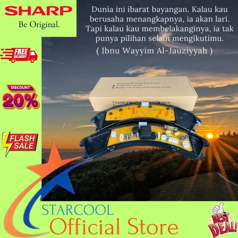 SHARP ES-N70EY / ES-N75EY / ES-N80EY / ES-N85EY, Modul pcb mesin cuci Top Loading